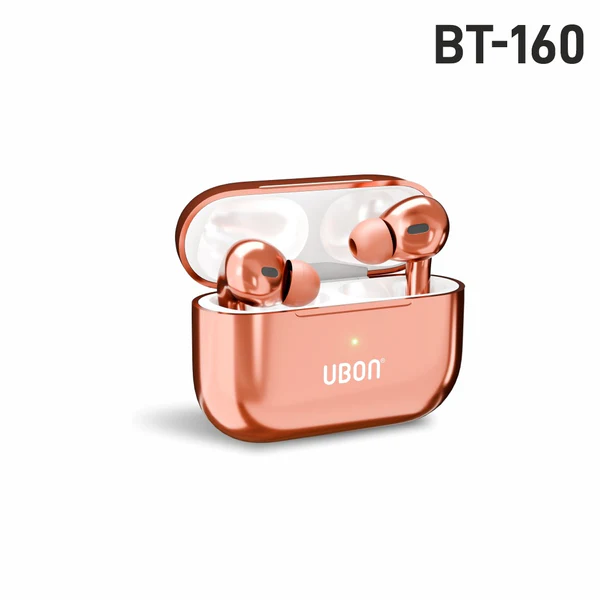 UBON BT-160 Wireless Earbuds with Deep Bass, Noise Isolation & Type-C Fast Charging