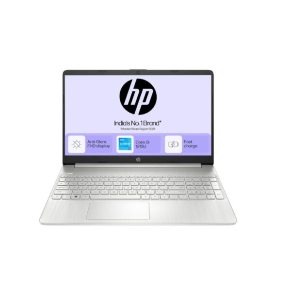 HP 15s Laptop, Intel Core i3-1215U 12th Gen, 8GB RAM, 512GB SSD