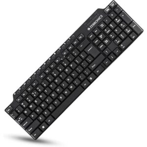 Zebronics ZEB-KM2100 Multimedia USB Keyboard 114 Keys including 12 Dedicated Multimedia & Rupee Key