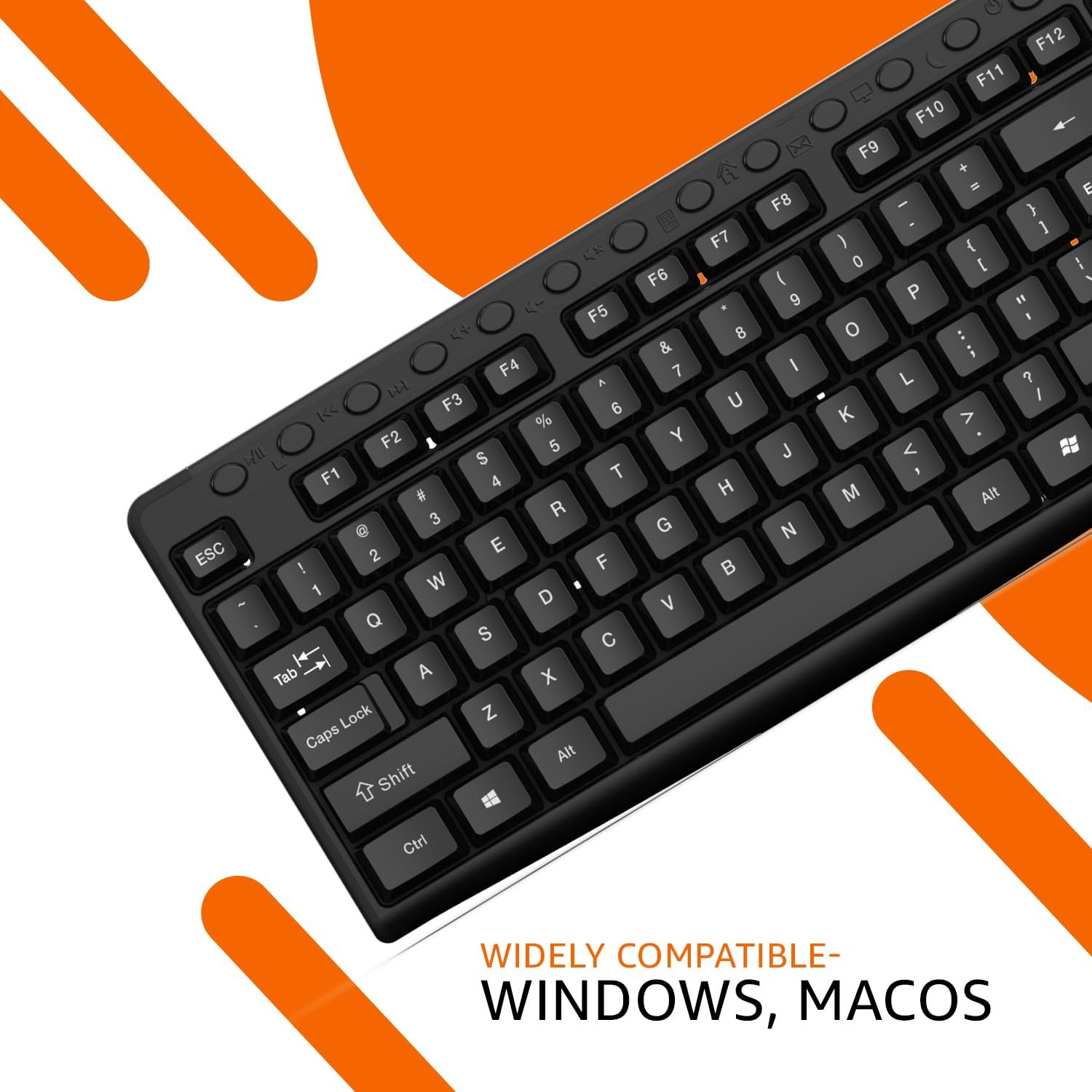 Buy Refurbished laptop with Warranty - Next Day Dispatch Amazon Basics Wireless Keyboard and Mouse Set | 1000 DPI Mouse | 12 Function Keys | Silent Keys | Auto Stand-by | Spill-Resistant (Black) - Image 3